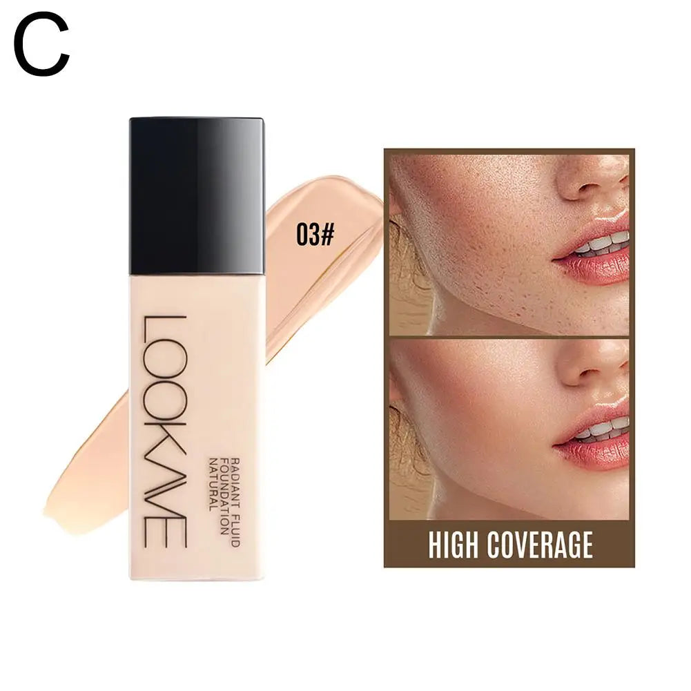 1 Stück flüssige Foundation, langanhaltend, volle Deckkraft, mattierende Creme, CC Foundation Make-up Concealer, natürliche flüssige Basis, feuchtigkeitsspendend