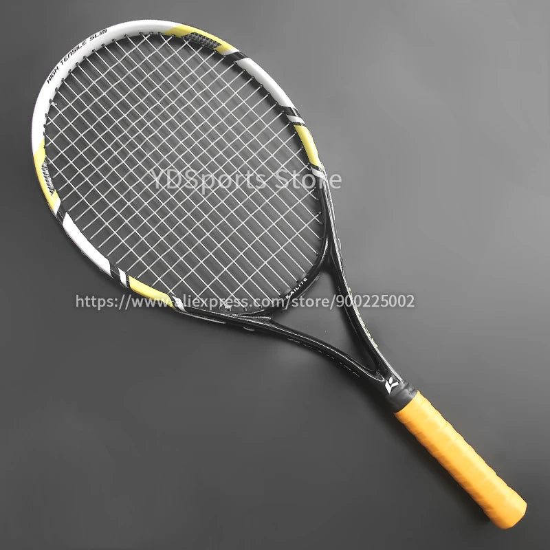 Professioneller Unisex Carbonfaser Tennisschläger mit Tasche, Trainingsschläger für Erwachsene Herren Damen, ultraleichter Schläger Hauptbild
