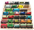 Thomas & Friends Holzeisenbahn Spielzeug Lady Percy Mike Rosie Edward Donald Gordon Emily Zug Waggons Geburtstag Weihnachten