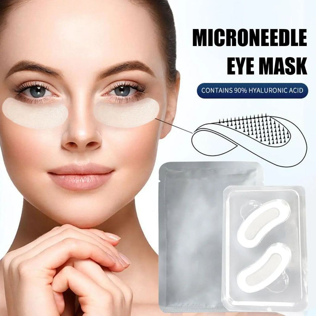 5/10/30 STÜCK Microneedle Augenpads Maske Koreanische Hautpflege Hyaluronsäure gegen Faltenbildung Alterung Augenringe Augenmaske Feuchtigkeitsspendend