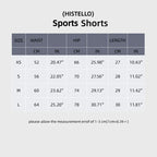 HISTELLO Impacts Shorts 4.5" Women Fitness Sports Biker Shorts Low Waist Gym Short Workout Scrunch Butt Yoga Seamless Leggings