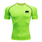 Herren Kompressionsshirt Kurzarm Langarm Schnelltrocknend | Allseason Workout Top für Fitnessstudio Laufen Fitness UV-Schutz