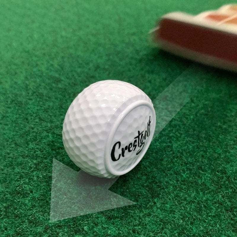 Flache Golf-Trainingsbälle zweischichtige Driving-Bälle Golf-Übungsbälle für Schwung Putter Driving Garten Zweitbild