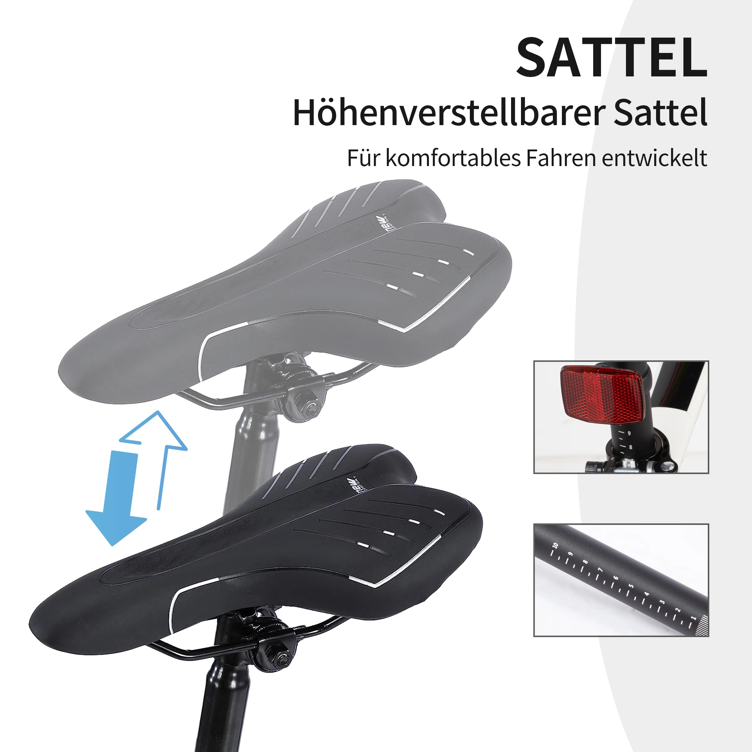 Vankel 27,5 Zoll Mountainbike für Erwachsene, 21-Gang-Schaltung, Dual-Scheibenbremsen, All-Terrain-Fahrrad für Herren & Damen Fahrradgeschenke