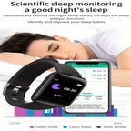 Smartwatch Herren Damen Armbanduhren Smart Watch Nachrichten Fitness Tracker Armband Geburtstagsgeschenk Elektronische Uhr für Android IOS