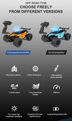 Oike RC-Car 1:16 Modell mit LED-Lichtern Funkferngesteuertes Offroad-Kletterfahrzeug Outdoor-Autos Drift-Rennspielzeug Jungen Geschenke