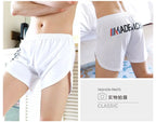 Fashion Locker Herrenunterwäsche 100% Baumwolle Weiche Mittelbund-Boxershorts Atmungsaktive Unterhosen Jungen Große Größen Boxershorts Schlafanzug