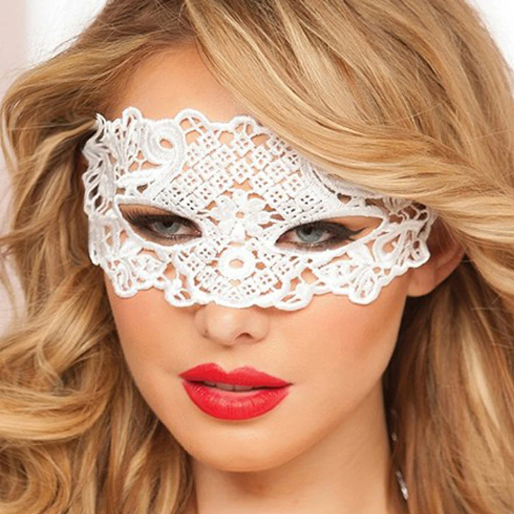 Damen Karnevalsmaske Hohle Spitze Maskerade Gesichtsmaske Prinzessin Abschlussball Party Requisiten Schwarze Augenmaske Halloween Kostüm für Frauen