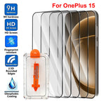 1-3er-Pack Einfach anzubringender Displayschutz für OnePlus 15 Staubfreies Panzerglas Anti-Kratz Schutzfolie für One Plus 15