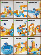 Magnetischer Zug Spielzeug für Jungen Spur 1:64 Elektrische Schiene DIY Magische Fahrzeug Modell Spielzeug Bildung 3 Jahre Kinder Geschenke