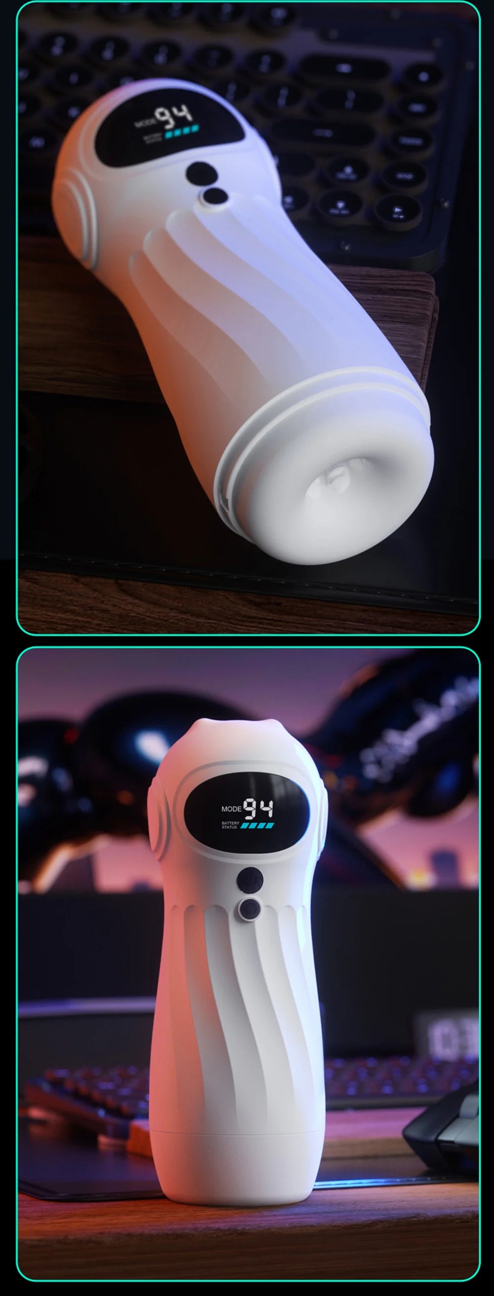 APP-gesteuerter, automatischer Masturbator für Männer, Masturbationsbecher mit realistischer Vagina, Vibration, Blowjob, Masturbation, beheizte Sexmaschinen-Spielzeuge für Männer