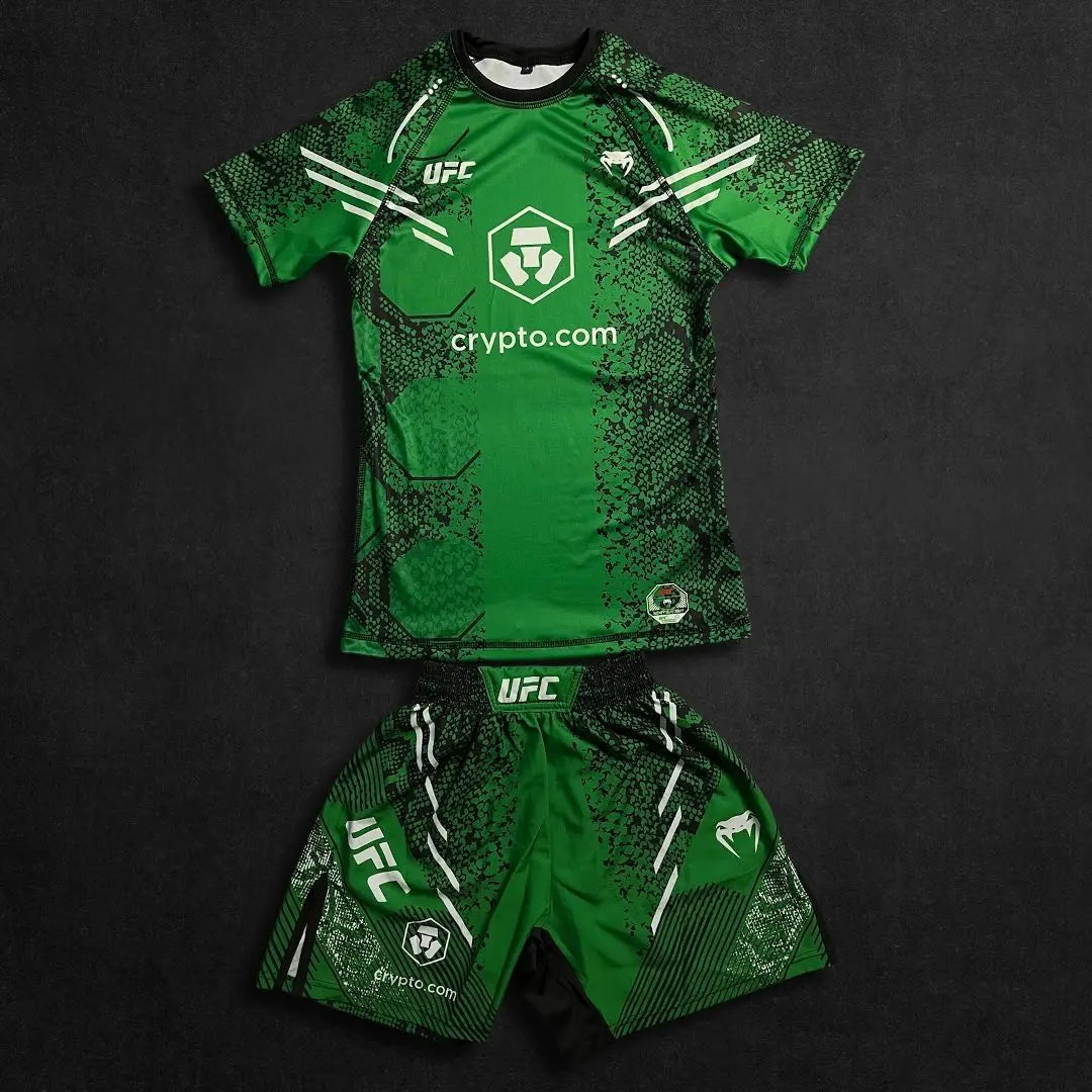 UFC Neuer achteckiger Käfig Kampf Nacht Herren und Kinder MMA Locker atmungsaktiv schnelltrocknend Boxen Training Sport Set
