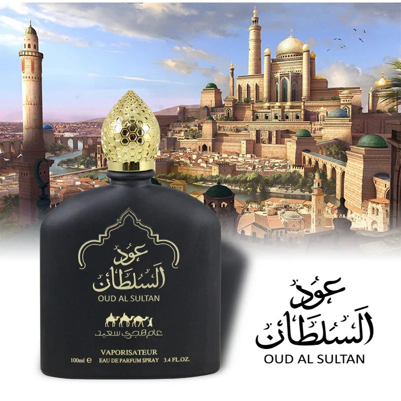Arabisches Dubai blumig-fruchtiges Parfüm, Zitrus-/Holziger Damenduft, Glamour Herren frisches Eau De Toilette, Vetiver/Zitrone/Lavendel Duft