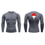 Grafische Kompressionsshirts für Herren, athletisch, schnell trocknend, Rash Guard, dehnbar, Baselayer, Unterhemden, Fitnessstudio, Workout, Lauf-T-Shirt-Oberteile