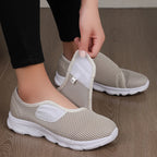 Neue lässige orthopädische Schuhe für weite Füße, geschwollene Füße, Daumenballen, regulierbare weiche bequeme Diabetiker-Gehschuhe