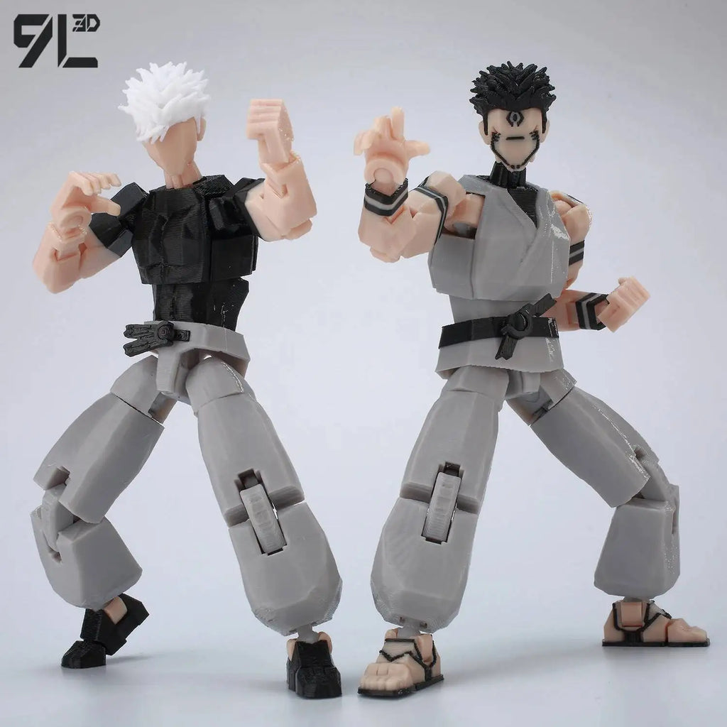 9L3D Lucky13 Gojo Sukuna Jujutsu Fushiguro Toji Gojo Satoru Actionfigur Dummy13 T13 Mehrgelenkige Sammlerstücke Titan13