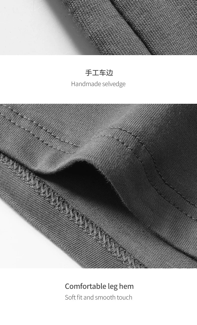 Herrenunterwäsche 100% Baumwolle Boxer Briefs Sommer Große Größe Dünne Atmungsaktive Komfort Unterwäsche Sport Jungen Boxer Briefs