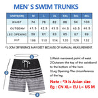 DATIFER Sommer Neue Mode Polyester Herren Shorts Strand Schnell Trocknend Bedruckte Badeshorts Übergröße Mesh-Futter Surf-Fitnessshorts Herren