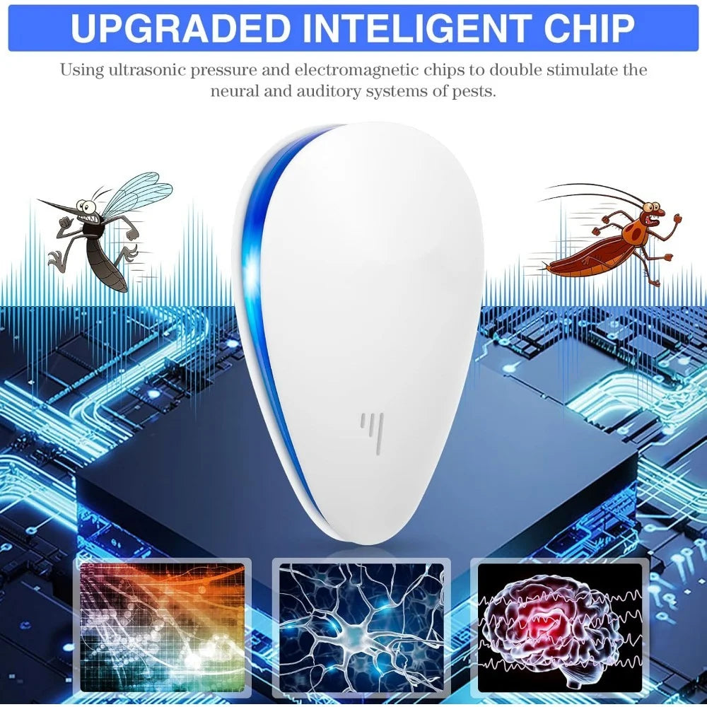 New Mice Mouse Repellent Anti Mosquito Repellent for Mice Rodent Pest for Control Rodent Rat Repellent Ultrasonic Electronic