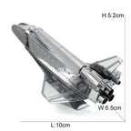 Weltraumforschung 3D Metallpuzzle Shuttle Hubble Weltraumteleskop Mars-Rover Modell Spielzeug für Kinder Kreatives Puzzle Geschenk Spielzeug