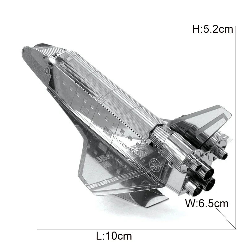 Weltraumforschung 3D Metallpuzzle Shuttle Hubble Weltraumteleskop Mars-Rover Modell Spielzeug für Kinder Kreatives Puzzle Geschenk Spielzeug
