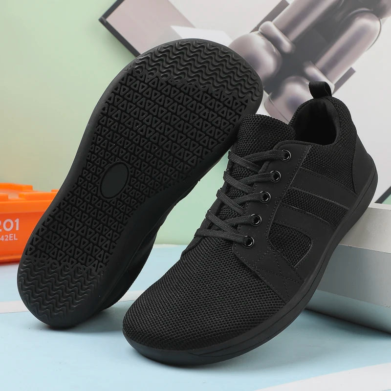 FANCYLEE Klassische Damen GAT Barfuß-Sneaker Retro Wildleder Minimalistische Walkingschuhe Weite Passform Zero Drop Freizeitschuhe Größe 36-41