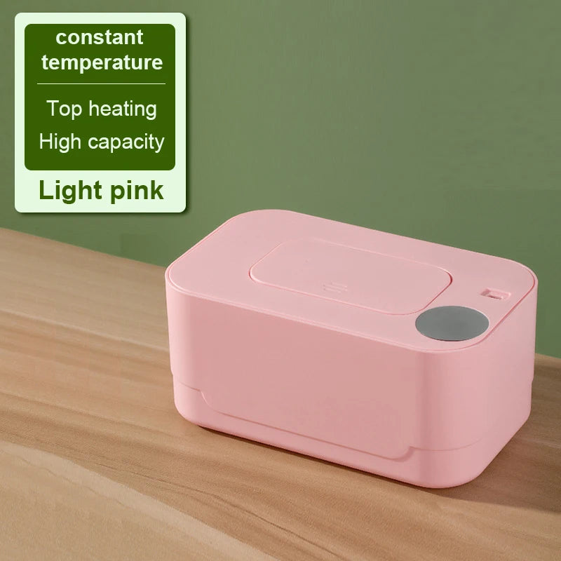 Baby Feuchttücherwärmer Spender Thermostat Wärmer Taschentuchbox Servietten Elektrische Heizung Isolierung Aufbewahrungsbox Halter