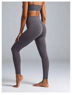 Sommerschlussverkauf High-Waist Yoga-Hose – 4-Wege-Stretch schnelltrocknende Leggings für Laufen Radfahren Fitnessstudio-Training