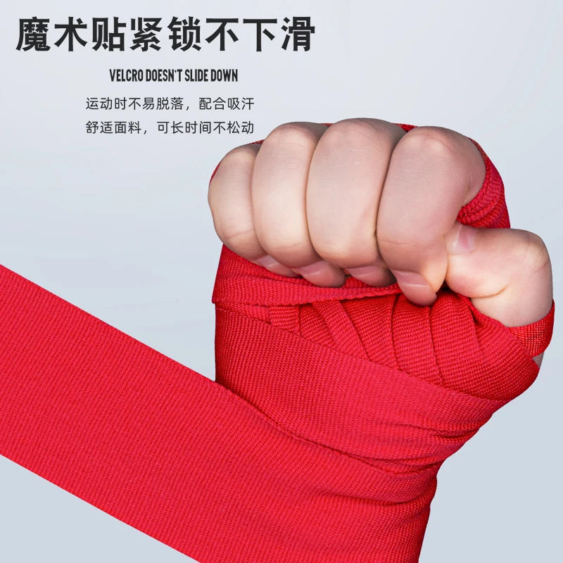 3/5M Boxbandagen Baumwolle Elastische Handschützer Handgelenkbandage Handband Verband Fitness Sanda Muay Thai Karate Sport Faustbandage