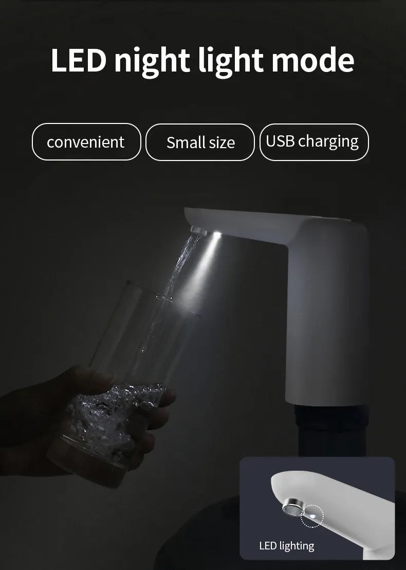 Wasserspender automatisch Mini-Fasswasser elektrische Pumpe USB-Ladung tragbarer Wasserspender Getränkespender