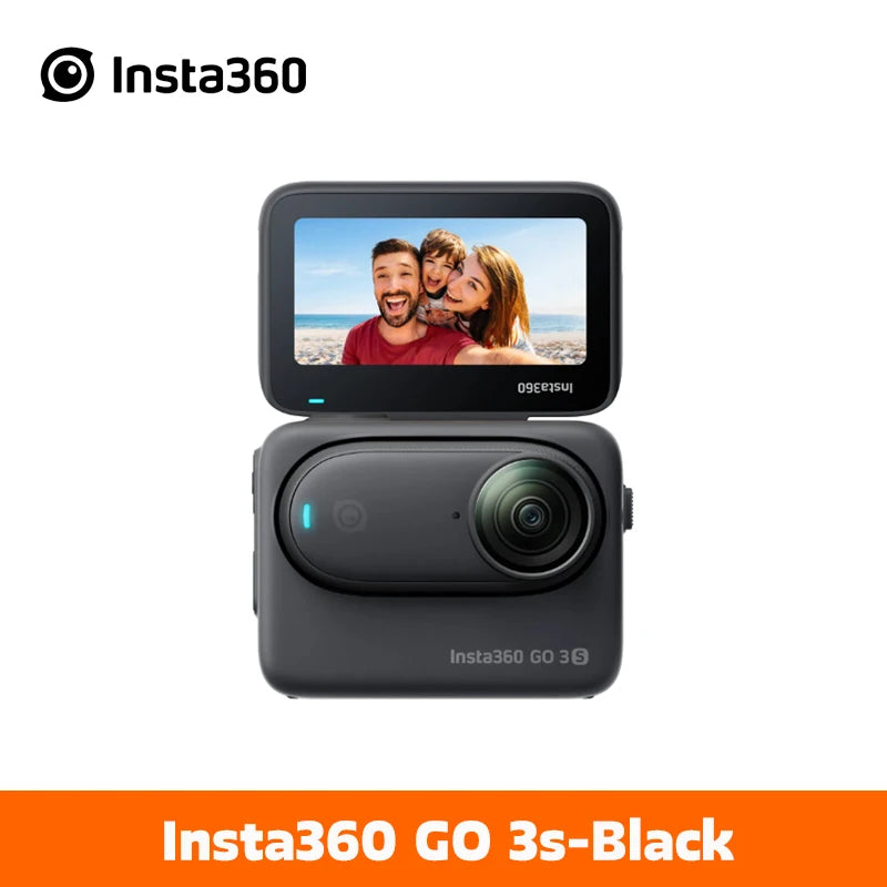Insta360 Neue GO 3S - 4K Winzige Kamera, Tragbar und Vielseitig, Freihändig, POV, Überall Montierbar, Stabilisierung