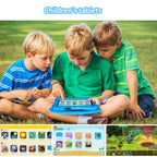 7-Zoll Kinder-Tablet Android 13 Quad Core 4GB RAM 64GB ROM 4000mAh WiFi Bluetooth Kindergeschenk Kindersoftware mit Silikonhülle