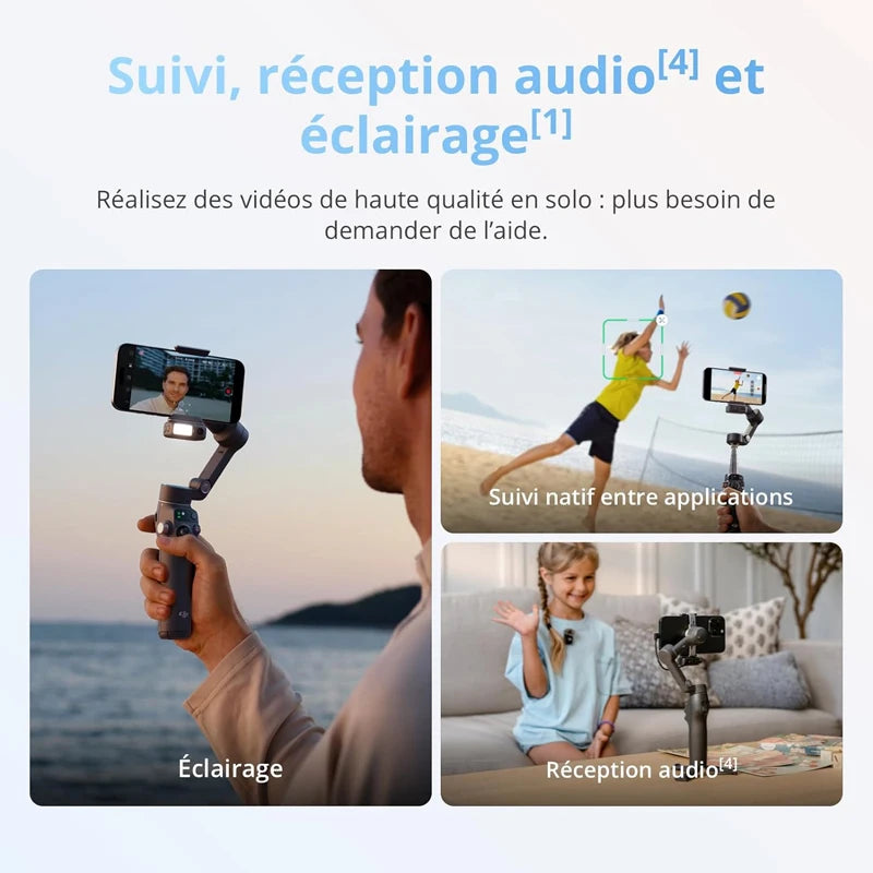DJI OM8 Osmo Mobile 8 Smartphone-Gimbal-Stabilisator 3-Achsen-Handy-Gimbal Original Brandneu OM8