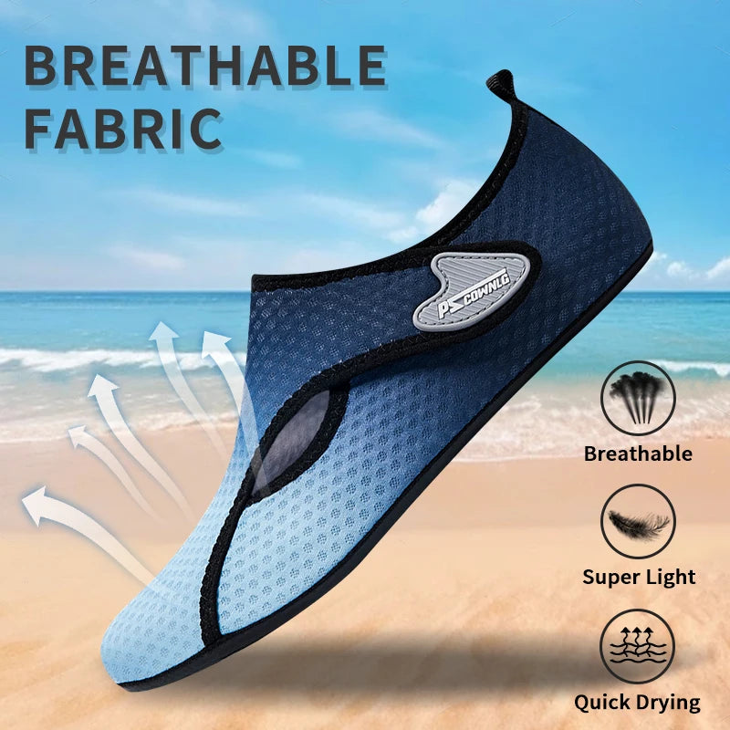 Damen Strand Badeschuhe Beach Sneaker Socken Herren Barfuß Yoga Schuhe Schnelltrocknende Surf-Badeschuhe Barfuß Wassersocken