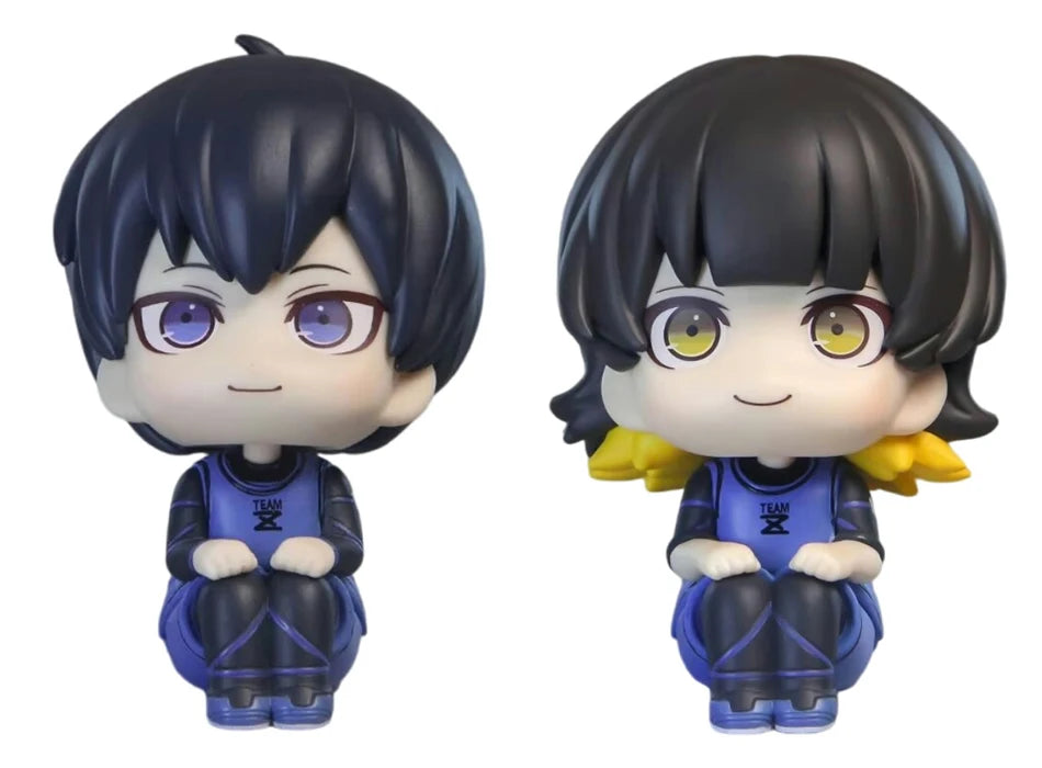BLUE LOCK Actionfiguren Isagi Yoichi Bachira Meguru Anime Figur Q-Version Figur Sammelmodell Kinderspielzeug Puppen Geschenke