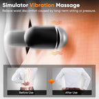 NEUES 3-in-1 Rückenmassagegerät mit Entspannungsliege Shiatsu Tiefengewebe Tragbares Schulter-Lendenwirbel-Schmerzmittel Taillenmassagegerät