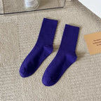 33 Farben Sommer Baumwolle Weiche Socken Fröhlich Bunte Damen Mid-Tube Strümpfe Modetrend Rot Grün Knöchelsocken Herbst Strumpfwaren