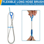 4-in-1 Trinkblasent-Reinigungsset, multifunktionale Schlauchbürste, Trockenständer, tragbares Reinigungswerkzeug für Camping, Wandern, Wasserbeutel