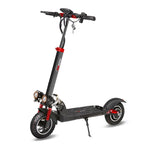 SUNNIGOO 800W Elektroroller für Erwachsene – 25 km/h hohe Geschwindigkeit, 45-55 km große Reichweite, 10 Zoll Offroad-Reifen, faltbarer Pendler-E-Scooter
