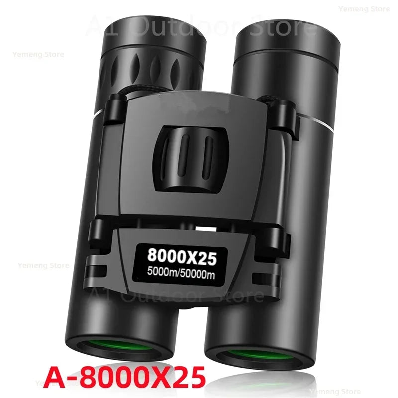 Leistungsstarkes Fern Fernglas Monokular Teleskop Faltbar Tragbar BAK4 FMC Optik Jumelles für Outdoor Camping Jagd Konzert