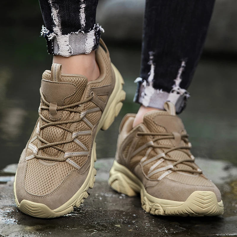 Summer Unisex Non Slip Outdoor Hiking Shoes Men Women Mountain Shoes Trail Trekking Sneakers Breathable Dropshipping