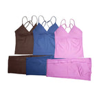 NCLAGEN Damen-Sportbekleidung, Vision-Set, verdrehtes Langarm-Oberteil vorne + Schlaghose, 2-teiliger Fitnessanzug, Trainings-Lauf-Outfit, Fitnessstudio-Kleidung