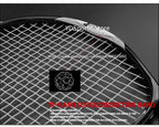 Hochwertiger Tennisschläger aus Carbon-Aluminiumlegierung, besaitet, für Erwachsene, 4-1/4 Zoll Griffstärke, inklusive Schlägertasche, für Herren und Damen