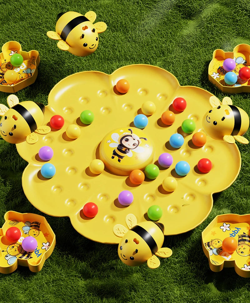 Bumble Bee Magnetspiel Lustige Familienbrettspiele Montessori Sortierpuzzle Angelspiel Interaktive Spiele für Kinder und Erwachsene