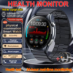 2026 Neue Smartwatch NFC EKG+PPG Blutsauerstoff Harnsäure Blutdruck Saphir Smartwatch Herren für Android iOS Smartwatch Herren