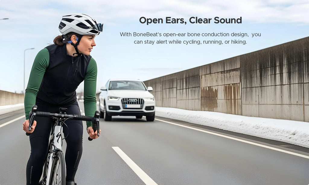 DOOGEE BoneBeat Swim Lite Knochenschall-Sportkopfhörer Bluetooth 5.4 Drahtloser Ohrhörer Wasserdichtes Headset zum Schwimmen