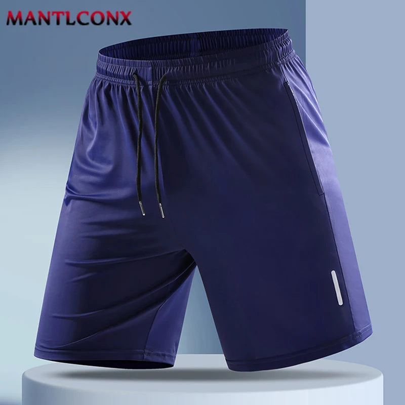 Gym Shorts Herren Sommer Schnelltrocknende Trainingsshorts Fitness Kordelzug Leichte Kurze Jogginghose Männer Workout Bottoms Laufsportbekleidung