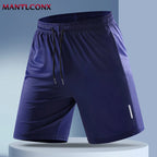 Gym Shorts Herren Sommer Schnelltrocknende Trainingsshorts Fitness Kordelzug Leichte Kurze Jogginghose Männer Workout Bottoms Laufsportbekleidung
