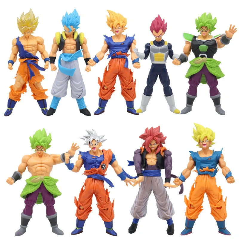 Dragon Ball Z Super Saiyajin Anime-Figur Modell Gillen Rose Goku Broly Vegeta Ultra Instinct DBZ Actionfiguren Sammlerstück Spielzeug