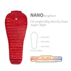 AEGISMAX LETO & NANO 700FP Ultra Dry Goose Down Sleeping Bag Ultralight Down Sleeping Bag for Camping and Hiking